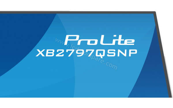 IIYAMA ProLite XB2797QSNP-W1 - Zoom sur le coin sup&eacute;rieur droit