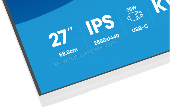 IIYAMA ProLite XB2797QSNP-W1 - Zoom sur la partie basse