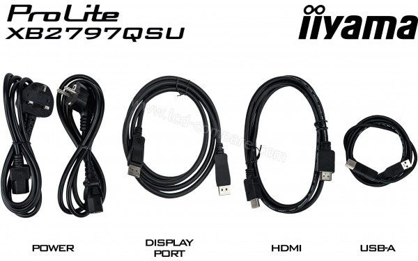 IIYAMA ProLite XB2797QSU-B1 - Accessoires