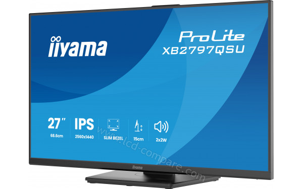 IIYAMA ProLite XB2797QSU-B1 - Vue 3/4 droite