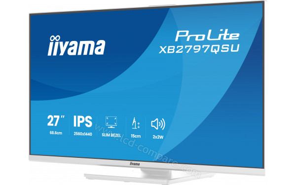 IIYAMA ProLite XB2797QSU-W1 - Vue 3/4 droite