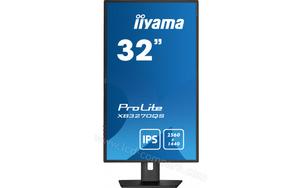 IIYAMA ProLite XB3270QS-B5 - Vue de face en mode portrait