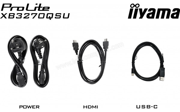 IIYAMA ProLite XB3270QSU-B1 - Accessoires