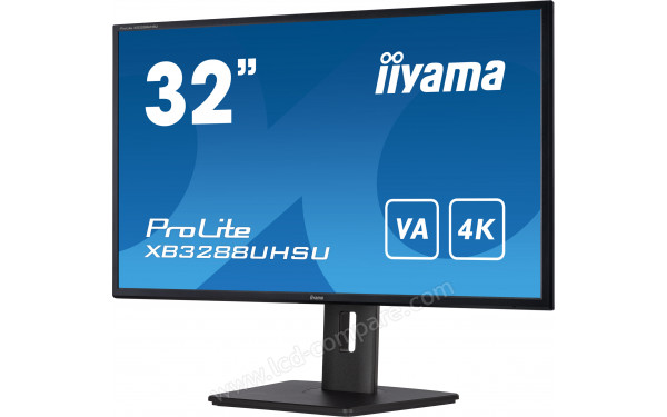 IIYAMA ProLite XB3288UHSU-B5 - Vue 3/4 droite
