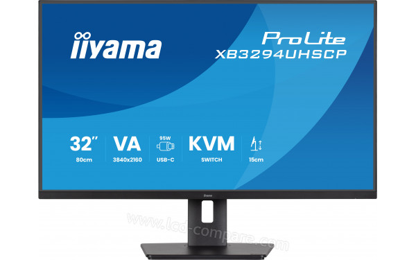 IIYAMA ProLite XB3294UHSCP-B1 - Vue de face