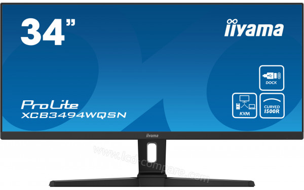IIYAMA ProLite XCB3494WQSN-B1 - Vue de face
