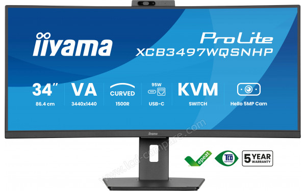 IIYAMA ProLite XCB3497WQSNPH-B1 - Vue de face