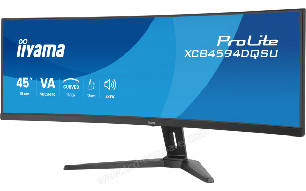 IIYAMA ProLite XCB4594DQSU-B1 - Vue 3/4 droite