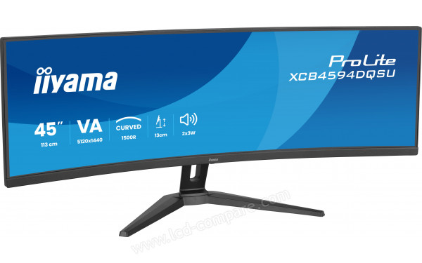 IIYAMA ProLite XCB4594DQSU-B1 - Vue 3/4 gauche