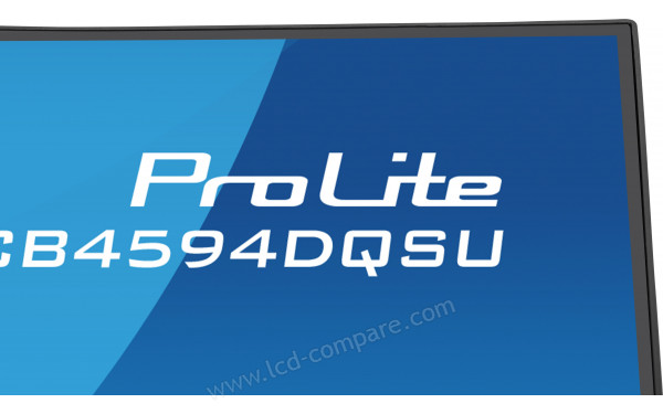 IIYAMA ProLite XCB4594DQSU-B1 - Zoom sur le coin sup&eacute;rieur droit