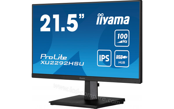 IIYAMA ProLite XU2292HSU-B6 - Vue 3/4 droite