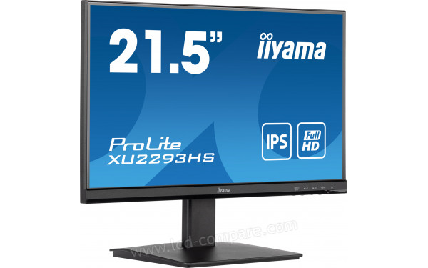 IIYAMA ProLite XU2293HS-B5 - Vue 3/4 gauche