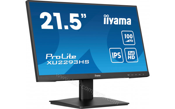 IIYAMA ProLite XU2293HS-B6 - Vue 3/4 gauche