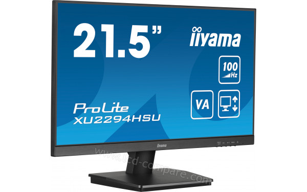 IIYAMA ProLite XU2294HSU-B6 - Vue 3/4 gauche