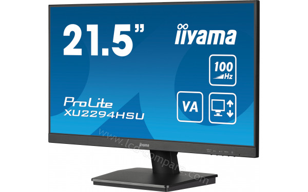 IIYAMA ProLite XU2294HSU-B6 - Vue 3/4 droite