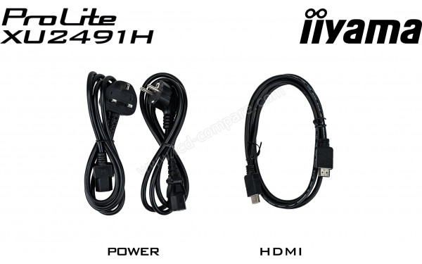 IIYAMA ProLite XU2491H-B1 - Accessoires