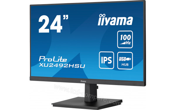 IIYAMA ProLite XU2492HSU-B6 - Vue 3/4 droite