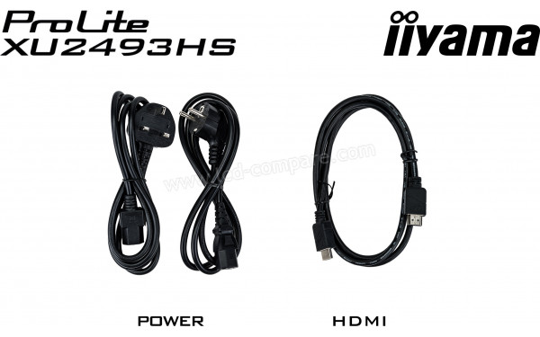IIYAMA ProLite XU2493HS-B6 - Accessoires