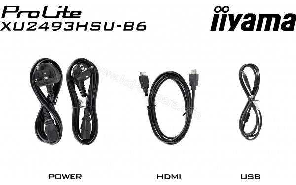 IIYAMA ProLite XU2493HSU-B6 - Accessoires