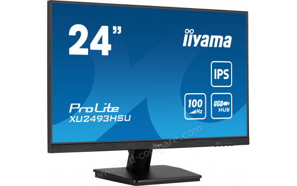IIYAMA ProLite XU2493HSU-B7 - Vue 3/4 gauche