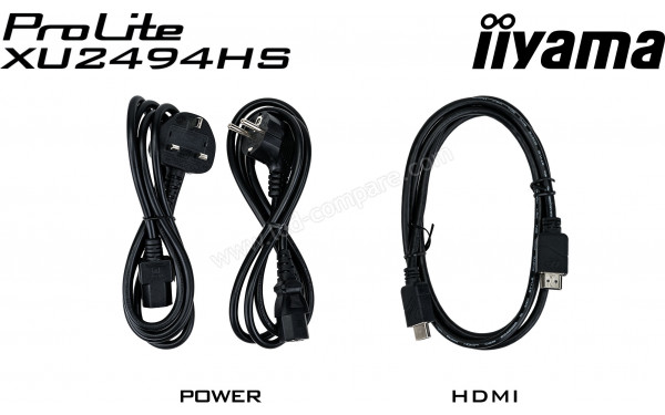 IIYAMA ProLite XU2494HS-B2 - Accessoires