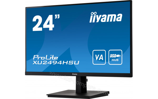 IIYAMA ProLite XU2494HSU-B1 - Vue 3/4 droite