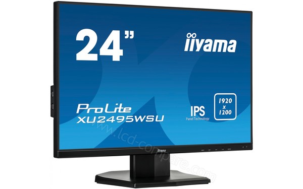 IIYAMA ProLite XU2495WSU-B1 - Vue 3/4 gauche