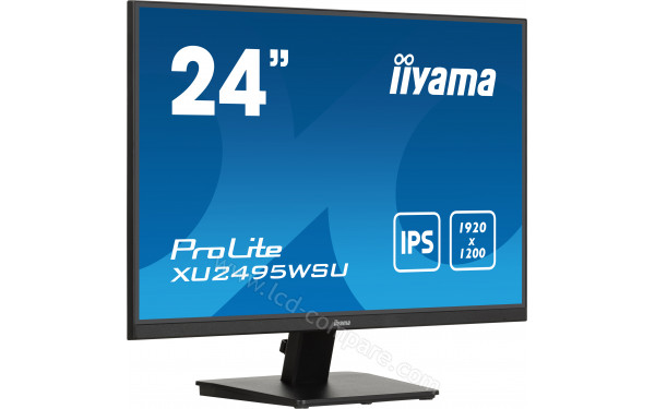 IIYAMA ProLite XU2495WSU-B7 - Vue 3/4 gauche