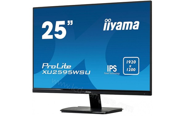IIYAMA ProLite XU2595WSU-B1 - Vue 3/4 droite