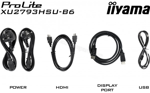 IIYAMA ProLite XU2793HSU-B6 - Accessoires