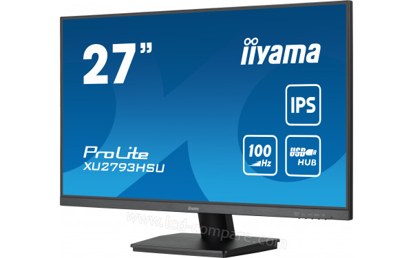 IIYAMA ProLite XU2793HSU-B6 - Vue 3/4 droite