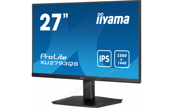 IIYAMA ProLite XU2793QS-B1 - Vue 3/4 droite