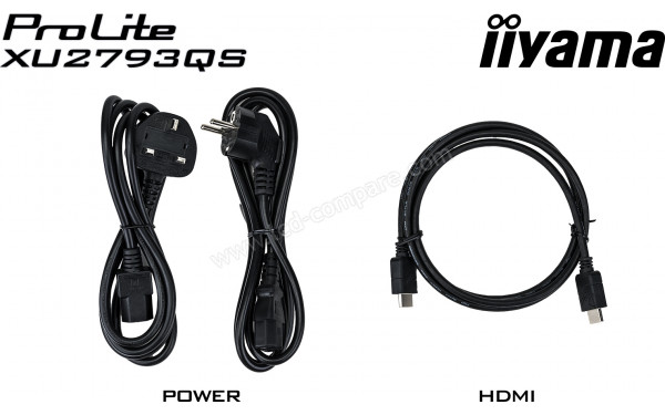 IIYAMA ProLite XU2793QS-B1 - Accessoires