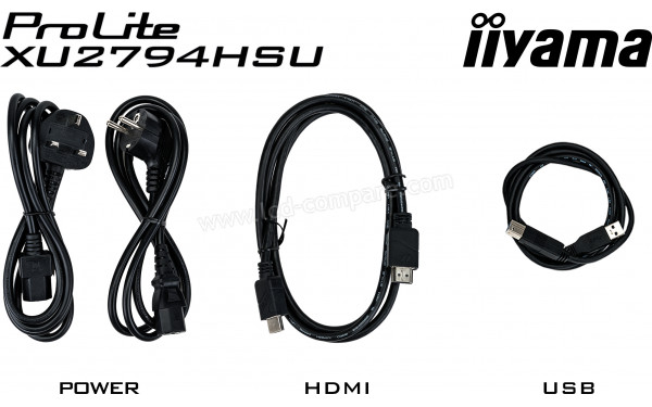 IIYAMA ProLite XU2794HSU-B1 - Accessoires