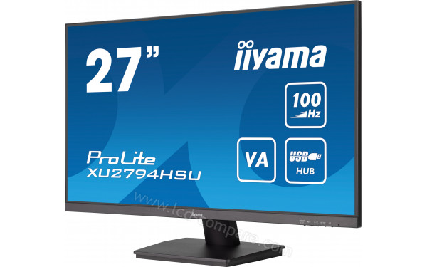 IIYAMA ProLite XU2794HSU-B6 - Vue 3/4 droite