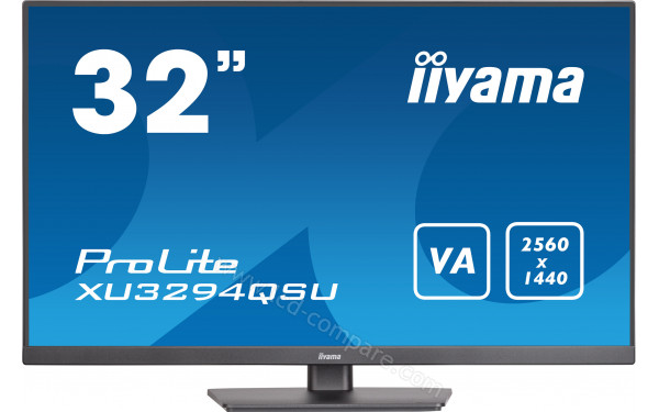 IIYAMA ProLite XU3294QSU-B1 - Vue de face
