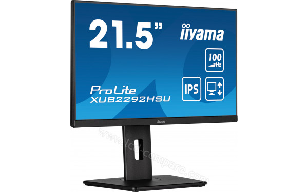 IIYAMA ProLite XUB2292HSU-B6 - Vue 3/4 gauche