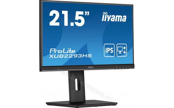 IIYAMA ProLite XUB2293HS-B3 - Vue 3/4 gauche