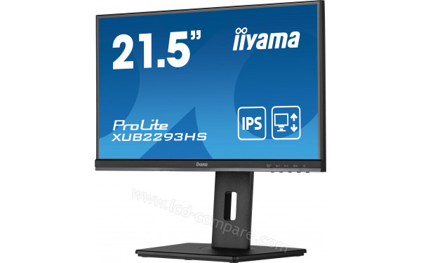IIYAMA ProLite XUB2293HS-B3 - Vue 3/4 droite