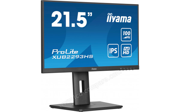 IIYAMA ProLite XUB2293HS-B6 - Vue 3/4 gauche