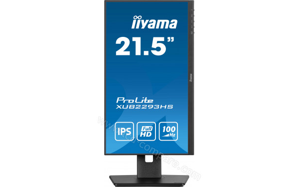 IIYAMA ProLite XUB2293HS-B6 - Vue de face en mode portrait