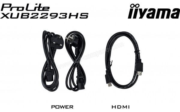 IIYAMA ProLite XUB2293HS-B6 - Accessoires