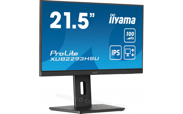 IIYAMA ProLite XUB2293HSU-B6 - Vue 3/4 gauche