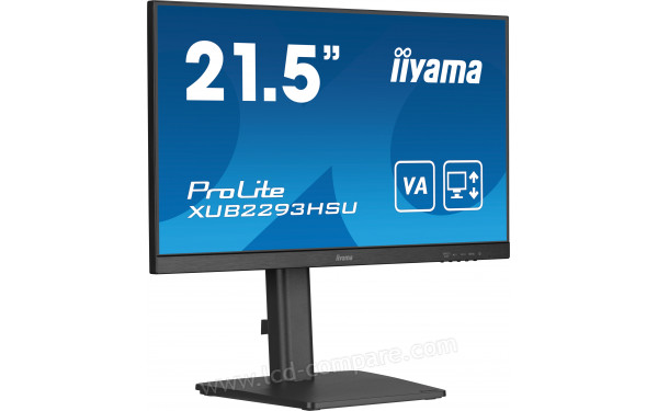IIYAMA ProLite XUB2293HSU-B7 - Vue 3/4 gauche