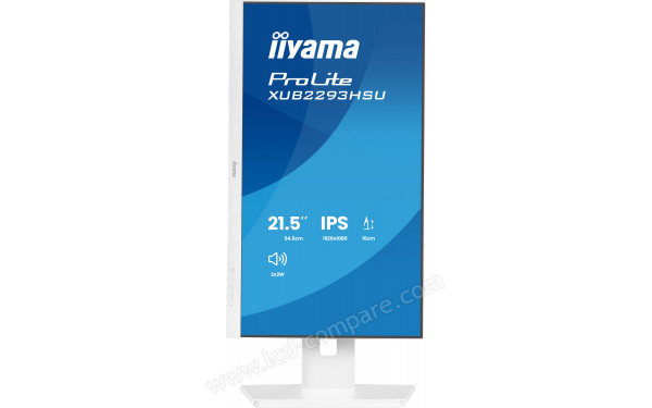 IIYAMA ProLite XUB2293HSU-W7 - Vue de face en mode portrait