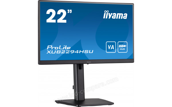 IIYAMA ProLite XUB2294HSU-B2 - Vue 3/4 gauche