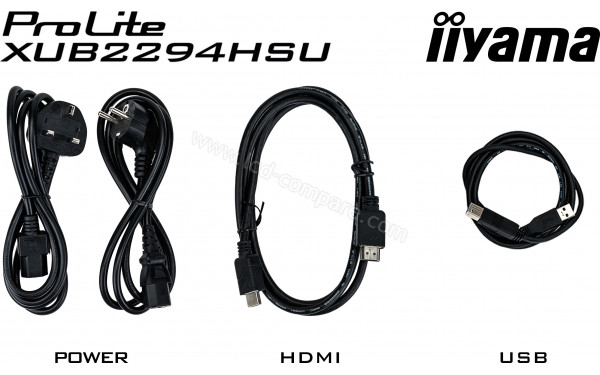 IIYAMA ProLite XUB2294HSU-B2 - Accessoires