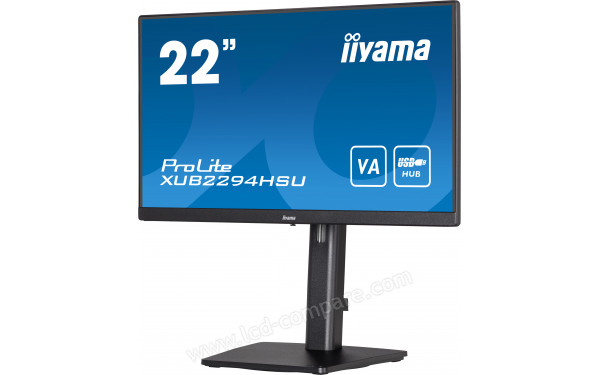 IIYAMA ProLite XUB2294HSU-B2 - Vue 3/4 droite