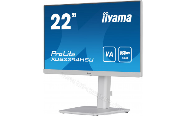 IIYAMA ProLite XUB2294HSU-W2 - Vue 3/4 droite