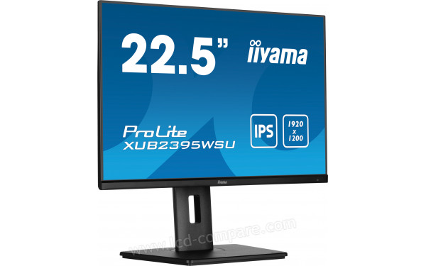 IIYAMA ProLite XUB2395WSU-B5 - Vue 3/4 gauche